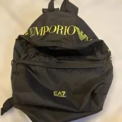 さ*ち様 美品EMPORIO ARMANI EA7バックパック ブラックリュックのサムネイル