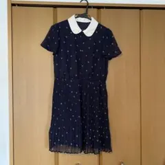 アースミュージック＆エコロジー　ワンピース　小花プリント　ベルトなし　M