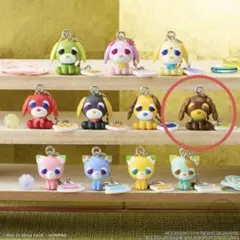 お茶犬　チョコボーロ　ボールチェーンマスコット　カフェ