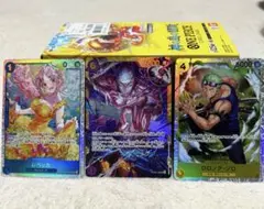 ワンピースカード エネルSEC OP15-118 レベッカ、ゾロ、エネル、万雷