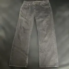 00s y2k swag OLD NAVYグレー ストレートデニム 31x30のサムネイル