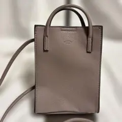 MACARONIC STYLE ショルダーバッグ ミニバッグ ピンクグレージュのサムネイル