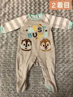 2着まとめ売り　長袖ロンパース　チップ　デール　ティガー　80サイズ