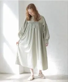 リボンワンピース 冬