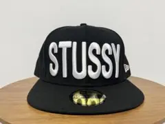 ステューシー ニューエラ キムタク着用 キャップ 59FIFTY 黒 7 1/2