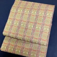 【惣次郎】おすすめ！龍村美術織物「花鳥梅花文錦」正絹開き名古屋帯 惣次郎】おすすめ！龍村美術織物「花鳥梅花文錦」正絹開き名古屋帯