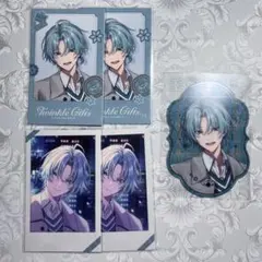 渚トラウト Twinkle Gifts チェキ風カード ‎4枚 特典 1枚