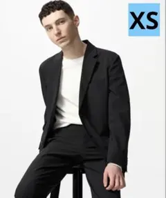 美品　UNIQLO ユニクロ　感動ジャケット ブラック　XS