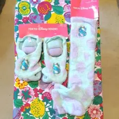 新品未使用★ディズニー　サリー　ルームウェア着圧ソックス指開きソックス3点セット