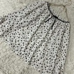 Feroux 総柄シフォンブラウス ホワイト 2のサムネイル