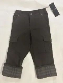 新品⭐︎バーバリー カーゴパンツ キッズ　110cm こげ茶のサムネイル