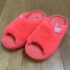 UGG アグ ピンクファー スライドサンダル