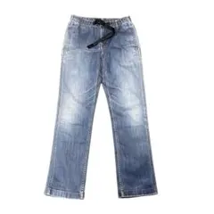 Gramicci ライトブルー ストレートデニム パンツ