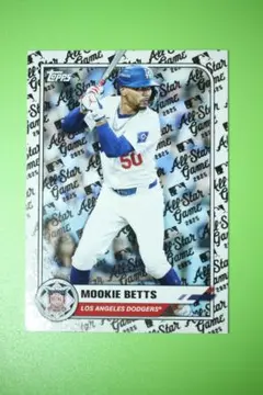 日本未販売 ムーキー・ベッツ 2025 topps ASGロゴカード