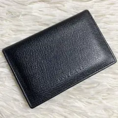 【美品】 ブルガリ 名刺入れ カードケース 二つ折り ブラックのサムネイル