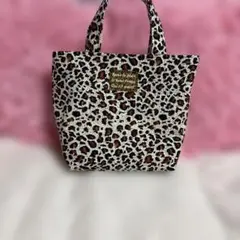 ヒョウ柄トートバッグ★ハンドメイド