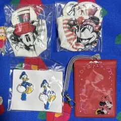ディズニーストア ラッキーバッグ ヘアクリップ カードケース ミニトート