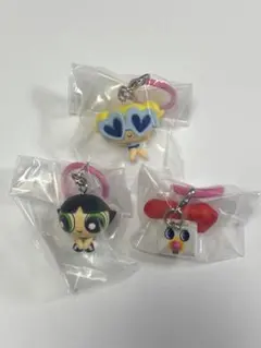 パワーパフガールズ めじるしアクセサリー キーホルダー3個セット