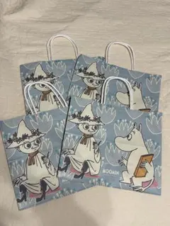 ムーミン紙袋（青・ピンク）