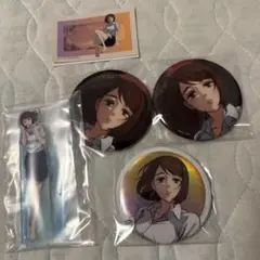 セガラッキーくじ 呪術廻戦 D賞 E賞 アクスタ 缶バッジ 家入硝子