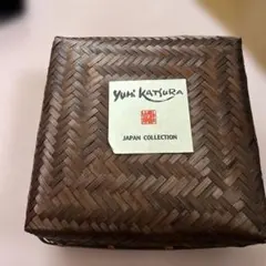 桂由美 Yumi Katsura 竹編みバスケット 和風小物入れ 籠 26cmのサムネイル