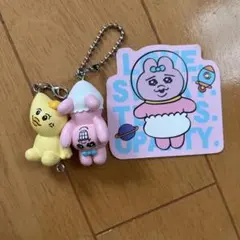 おぱんちゅうさぎ　きみまろ　キーホルダーステッカーセット