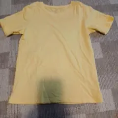 イエロー Tシャツ サイズ140 綿100%　無印良品