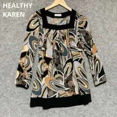 HEALTHY KAREN 抽象模様 長袖チュニックのサムネイル