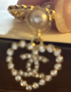 シャネル　ノベルティ　ハート型ピアス