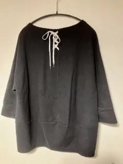 【完売品】BEARDSLEY ビアズリー バックリボン ブラック チュニック