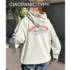CIAOPANIC TYPY アソートプリントパーカー ユニセックス グレー
