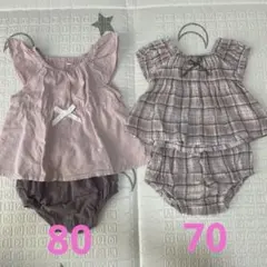 ベビー服 トップス ブルマ 2点まとめ売り　セットアップのサムネイル