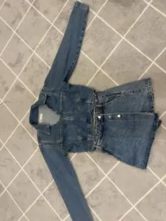 ZARA デニムジャケットとショートパンツセット