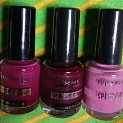 RIMMEL スピードフィニッシュ ネイルカラー 3本セット+3本のサムネイル