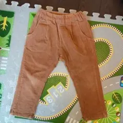 ムージョンジョンブラウンコーデュロイパンツ