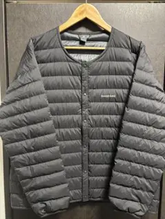 mont-bell スペリオダウン ラウンドネックジャケット ブラック L-R