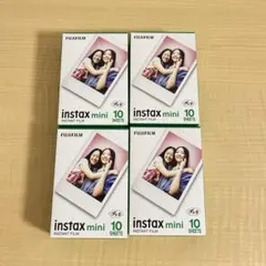 富士フイルム チェキ フイルム instax mini 4ボックス (10枚)