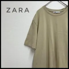 ZARA ザラ Tシャツ 半袖 トップス カットソー 無地 コットン　シンプル