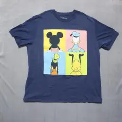 網*子様 メンズXXL【A品】ディズニーTシャツ紺1938