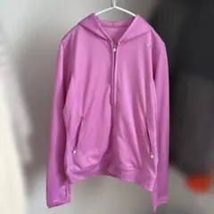 UNIQLO フルジップ フード付きパーカー M ピンク
