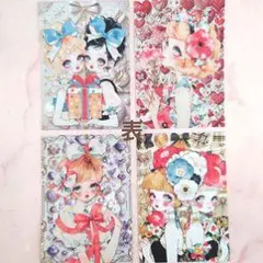 可愛いキャラクターのA5メモ帳 4種セット