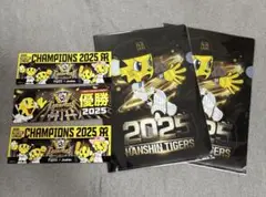 阪神タイガース 2025年優勝記念グッズ×Joshin クリアファイル ステッカ