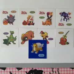 ポケモンパンシール　デコキャラシール　9枚セット