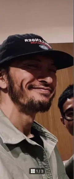 challenger LOGO CAP ブラック　ナイロン