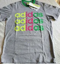 【未使用】adidas アディダス 半袖Tシャツ（Sサイズ　グレー）