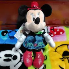 ミニーマウス　フォレスト　マジカルミュージックワールド　ぬいぐるみバッチ　ぬいば