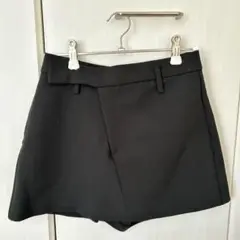 【美品】ZARA スコート　ブラック　ショートパンツ　XS
