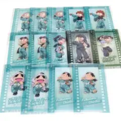 忍たま　フィルム風コレクション　クリアカード　きり丸　しんべヱ　土井半助　利吉