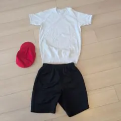 体操服セット（Tシャツ・ハーフパンツ・紅白帽子）
