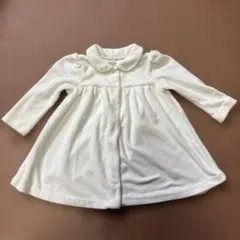 Ralph Lauren ベビー ベロアワンピース ホワイト　70